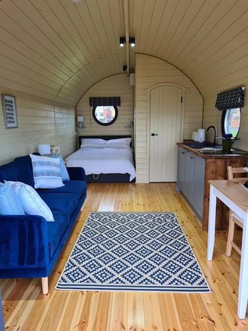 בירצ'ינגטון Spring Tide Cliff Top Glamping Pod With Direct Sea Views מראה חיצוני תמונה